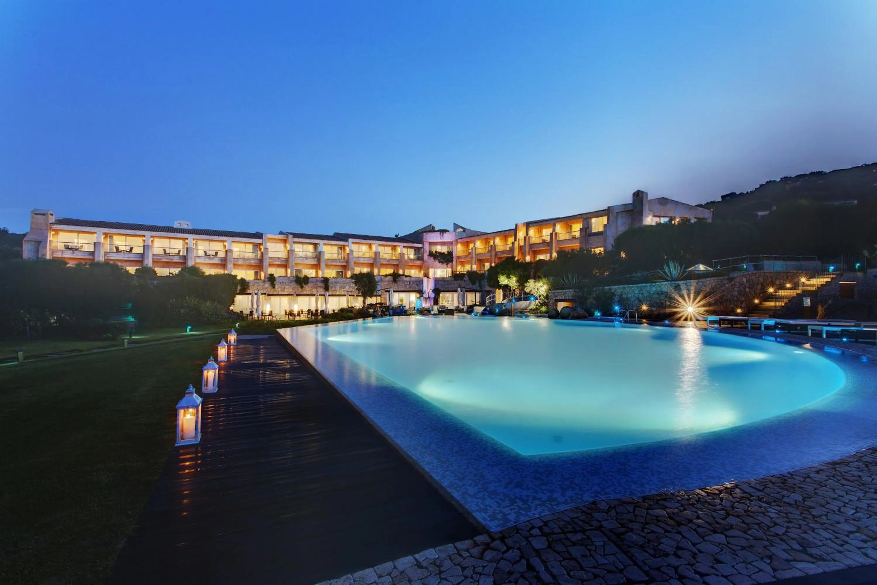 Swimming pool in L'Ea Bianca Luxury Resort