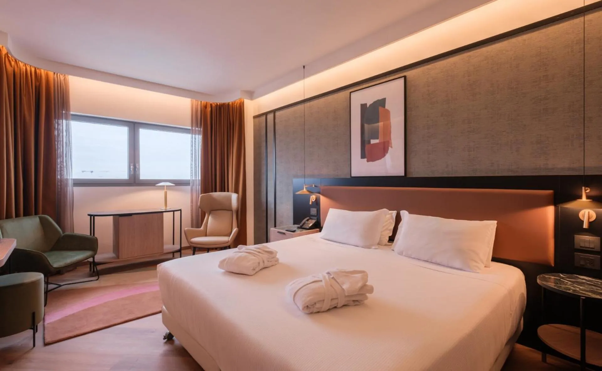 Bed in Savhotel Mantegna Padova
