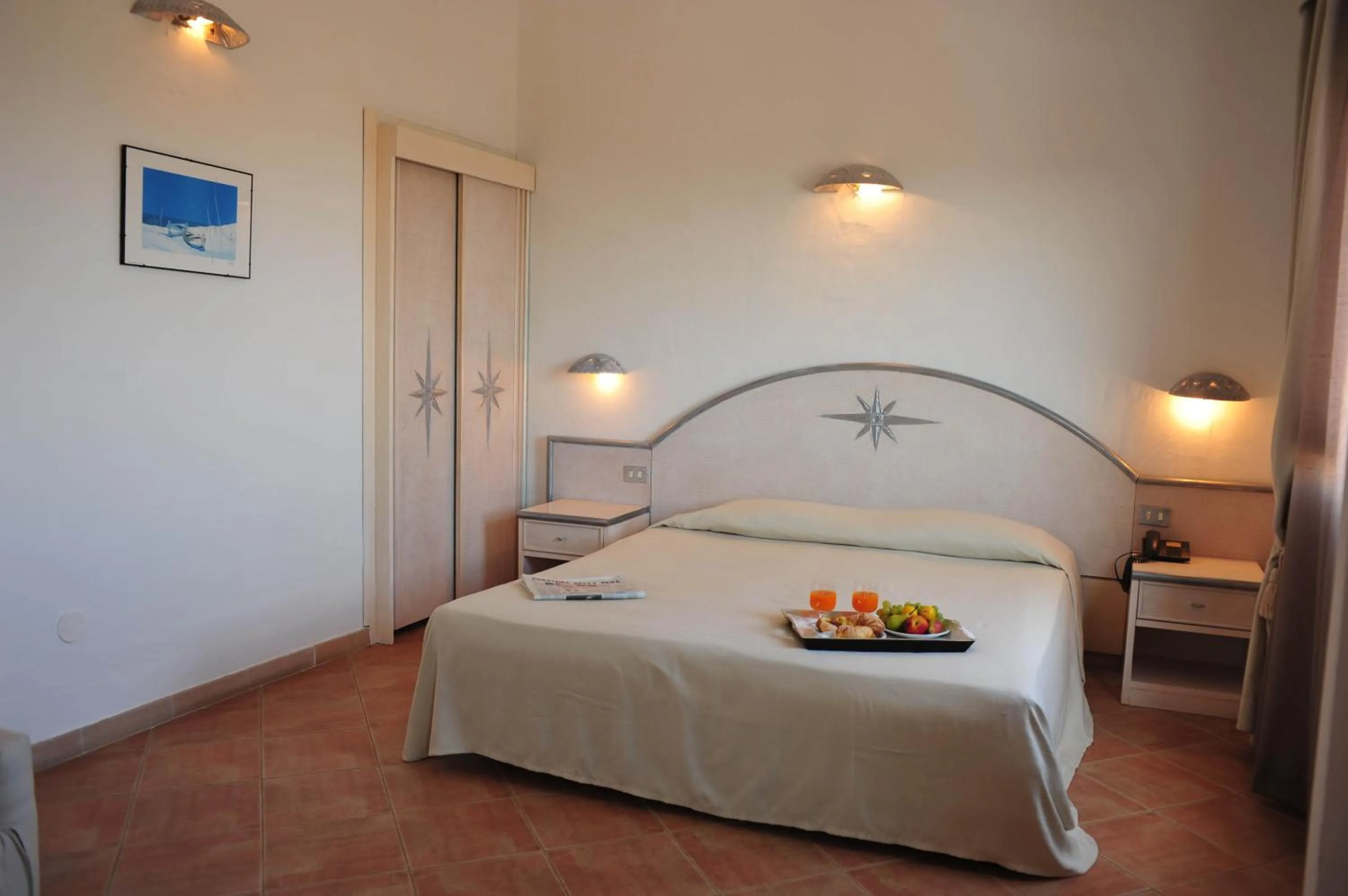 Bed in Hotel Micalosu