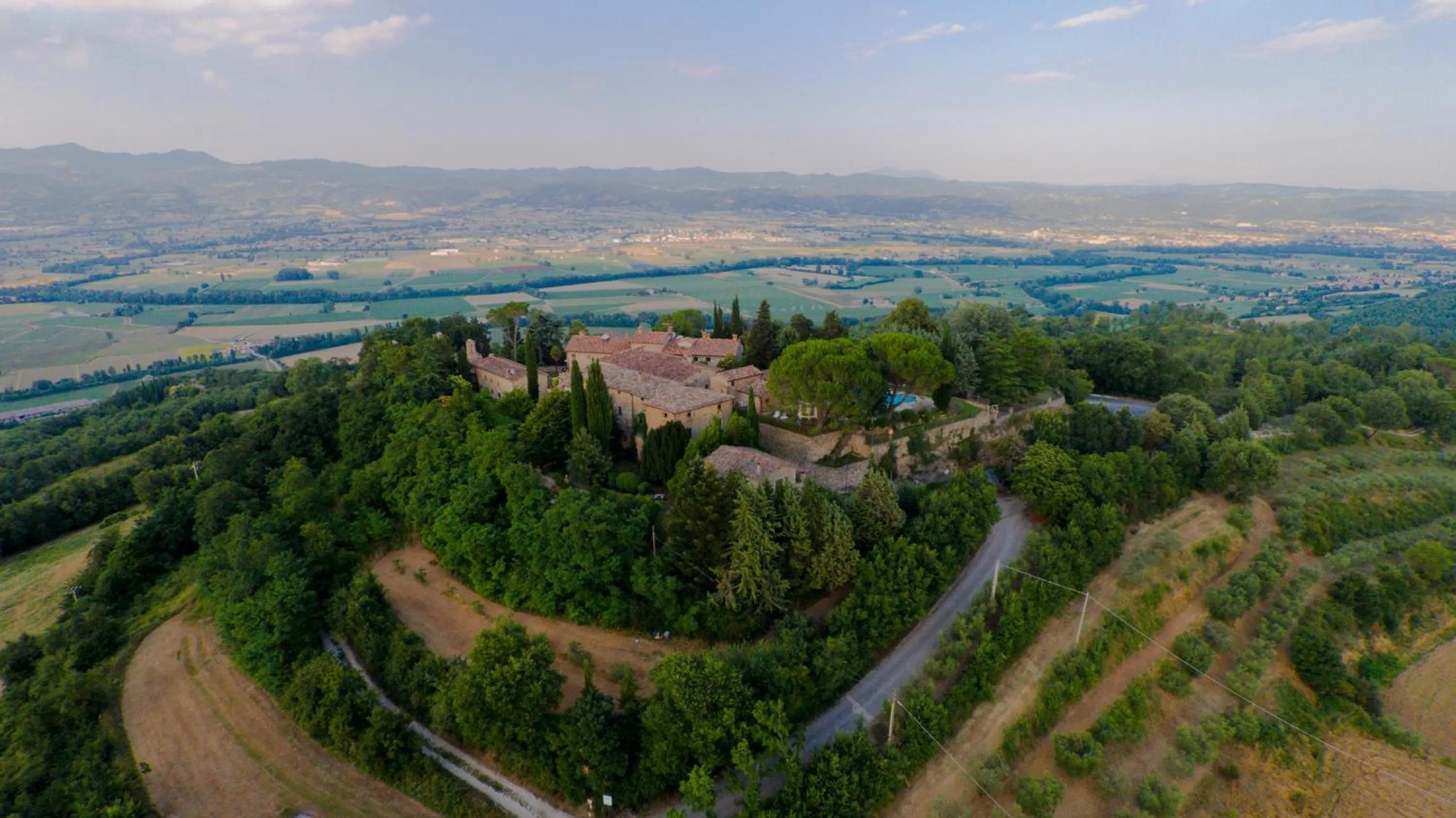 Bird's eye view in Borgo Di Celle