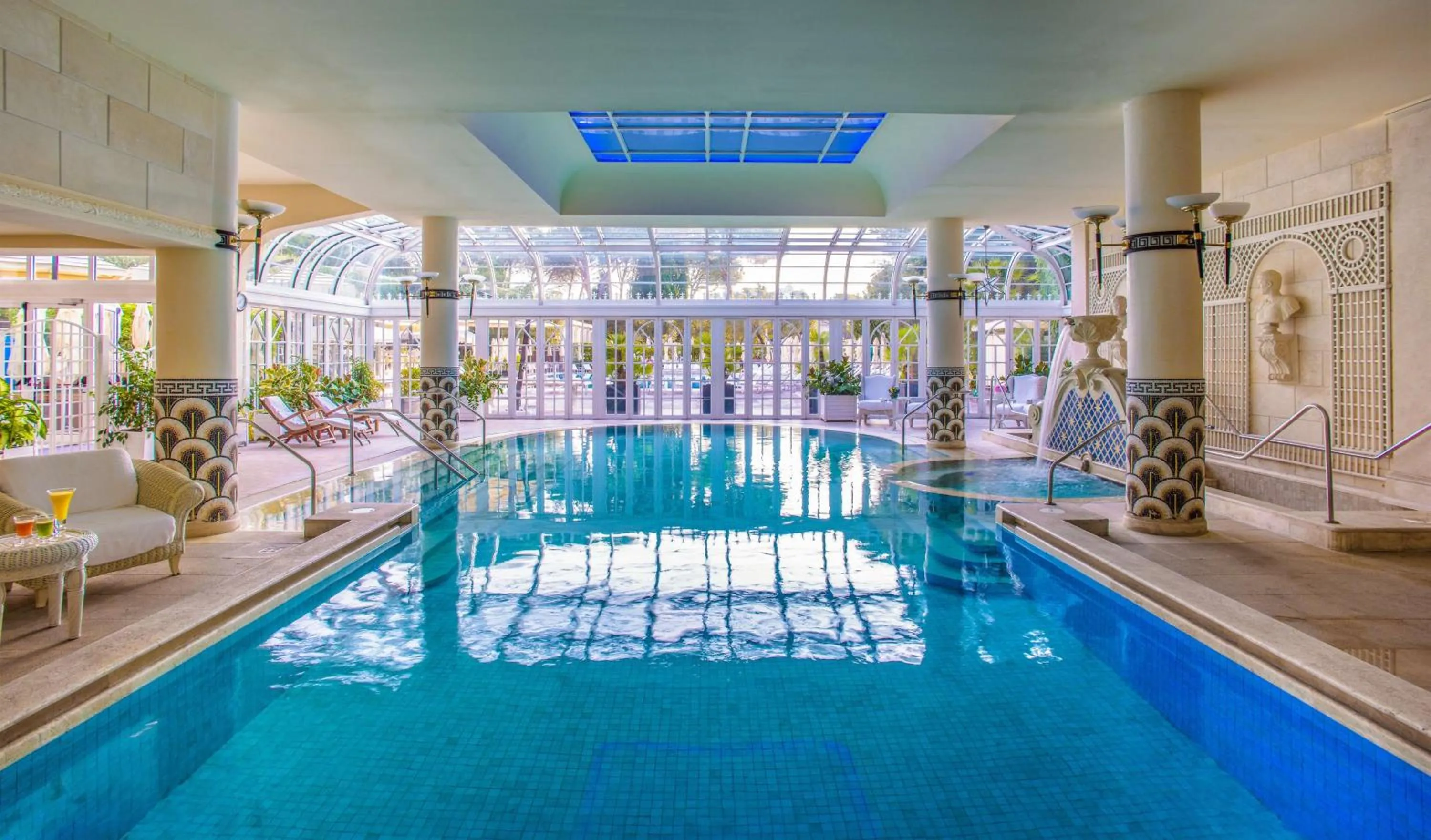 Pool view in Rome Cavalieri, A Waldorf Astoria Hotel