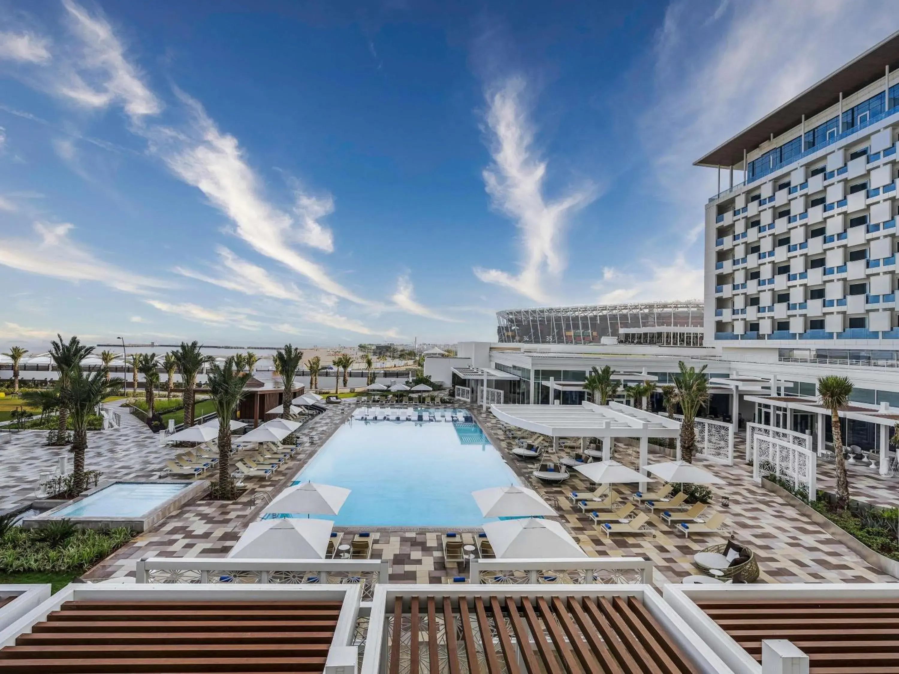 Property building in Rixos Gulf Hotel Doha Property building in Rixos Gulf Hotel Doha