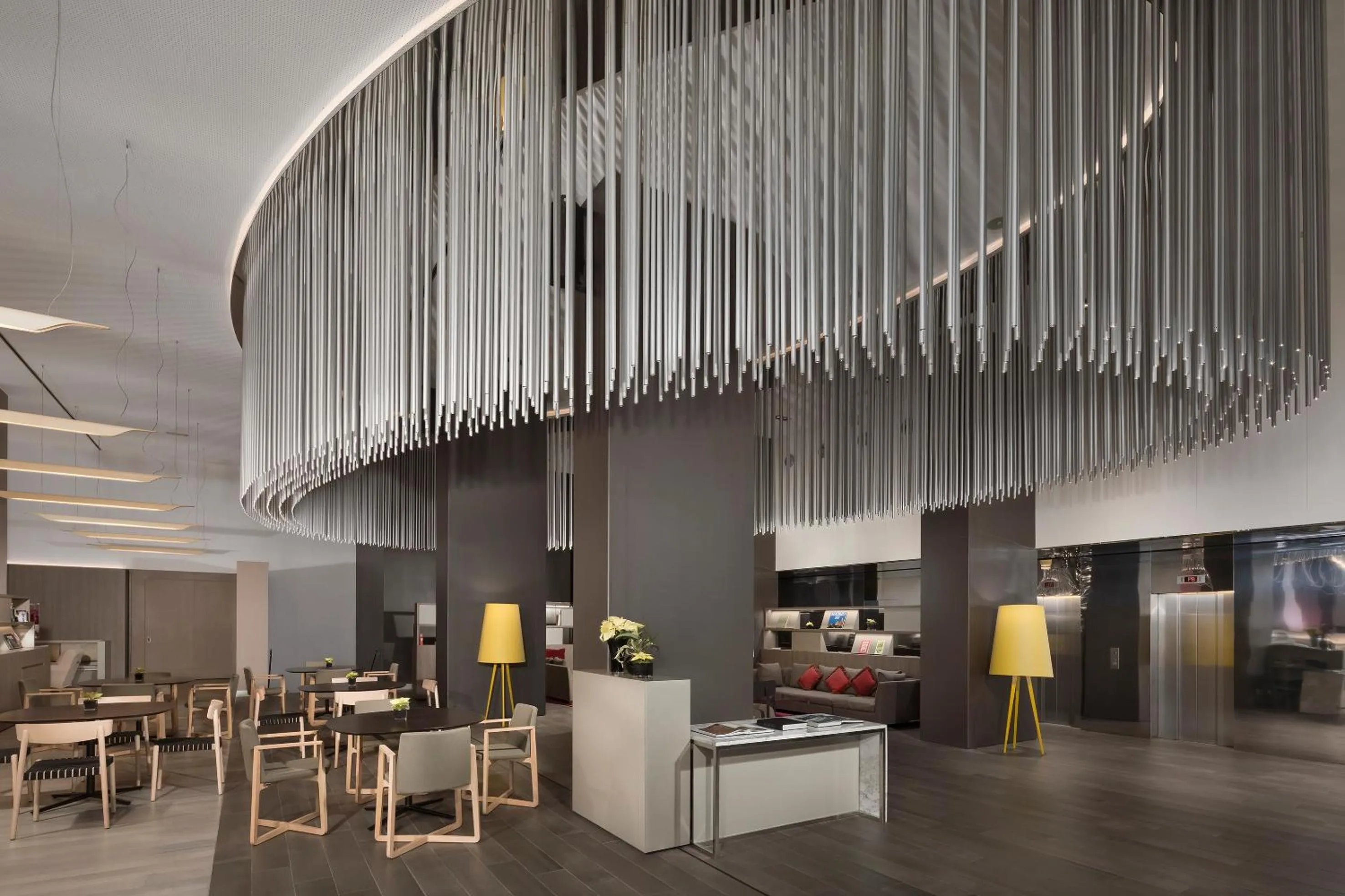 Lobby or reception in Melia Barcelona Sky 4* Sup