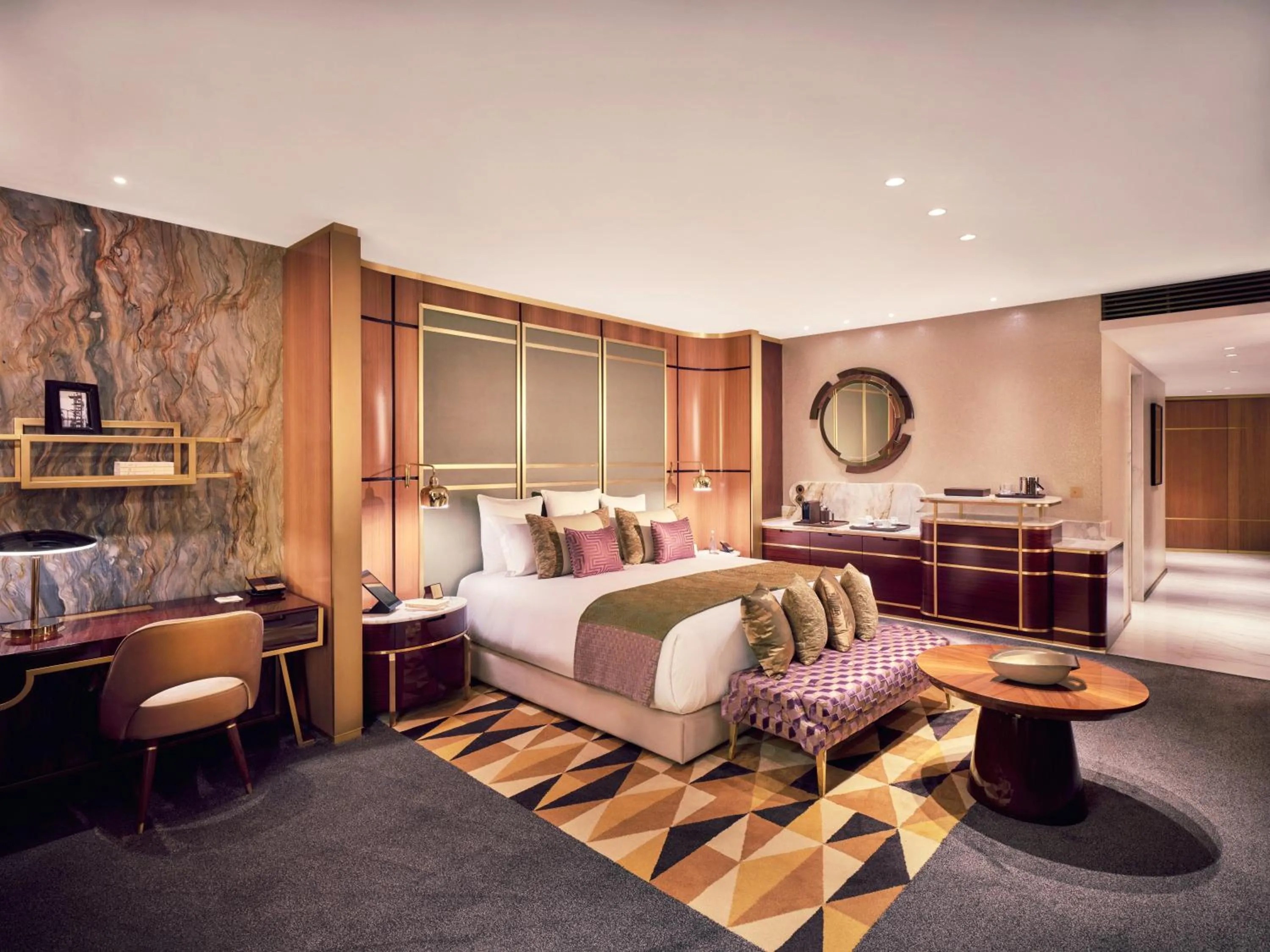 Photo of the whole room, Bed in Royal Mansour Casablanca