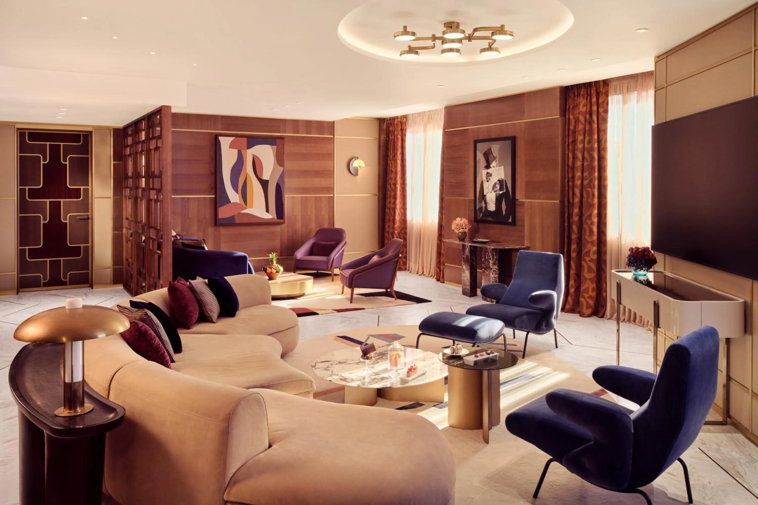 Seating area in Royal Mansour Casablanca