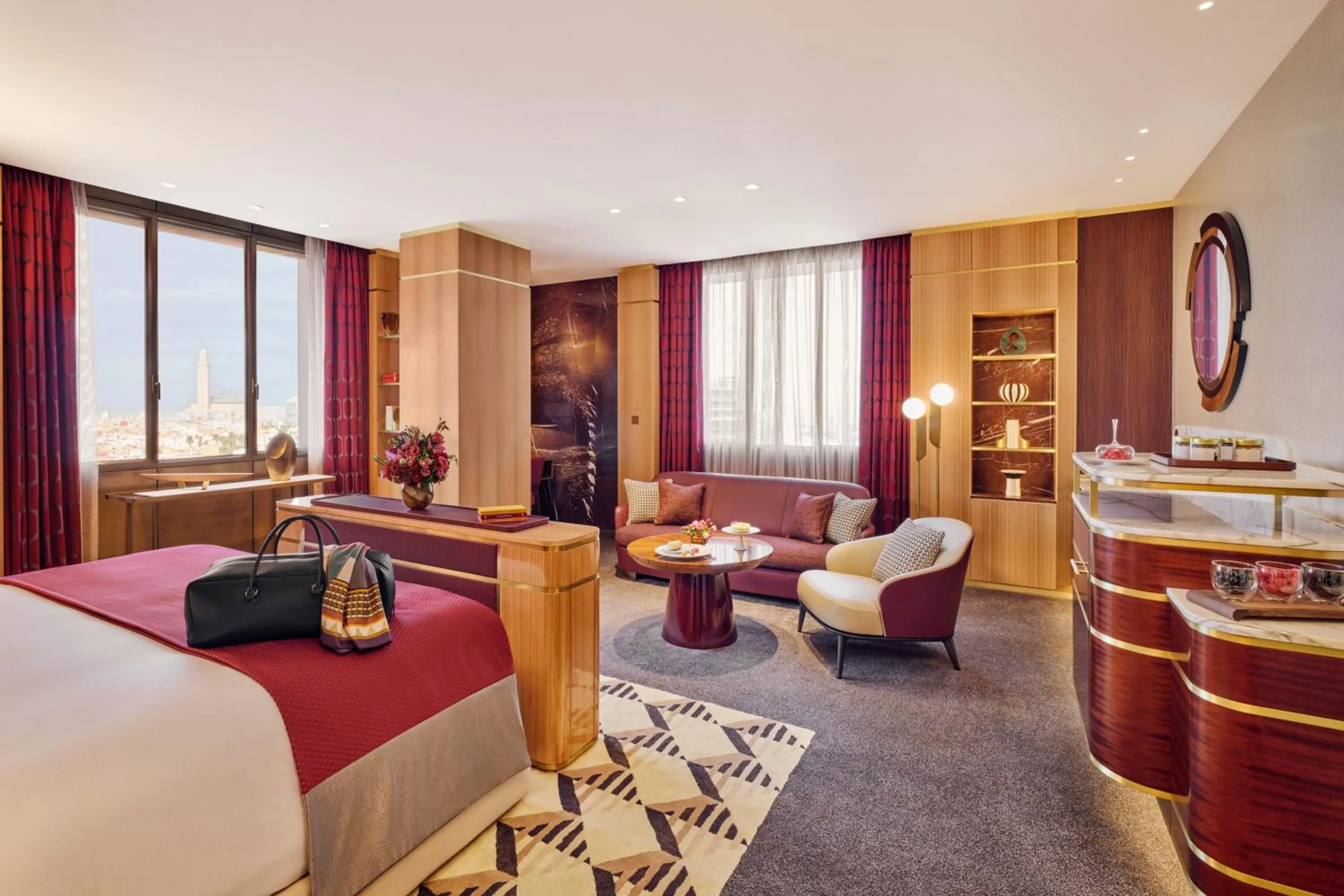 Photo of the whole room, Bed in Royal Mansour Casablanca